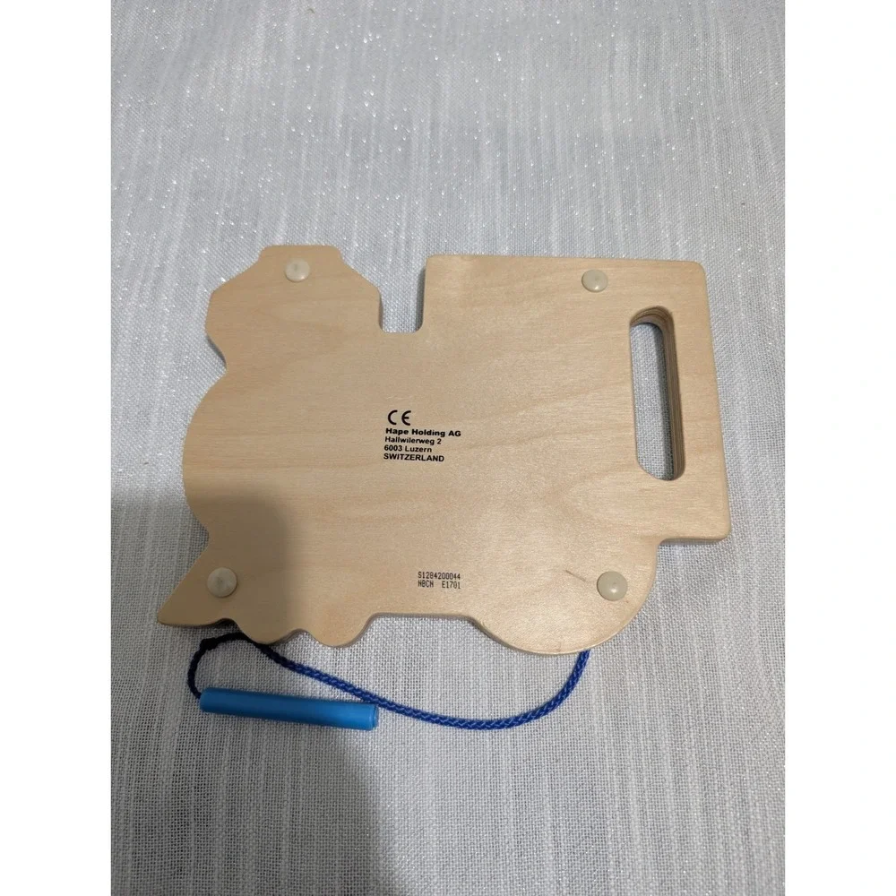 Hape Wooden‎ Magnetic Train Choo Choo Hand Eye Coordination Learning Educational